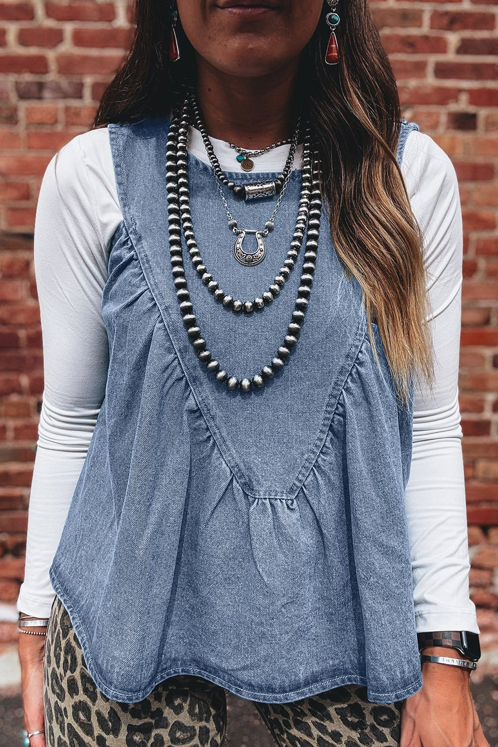 Denim Darling Top