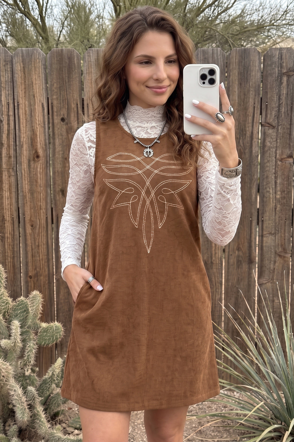 The Saddle Stitch Dress