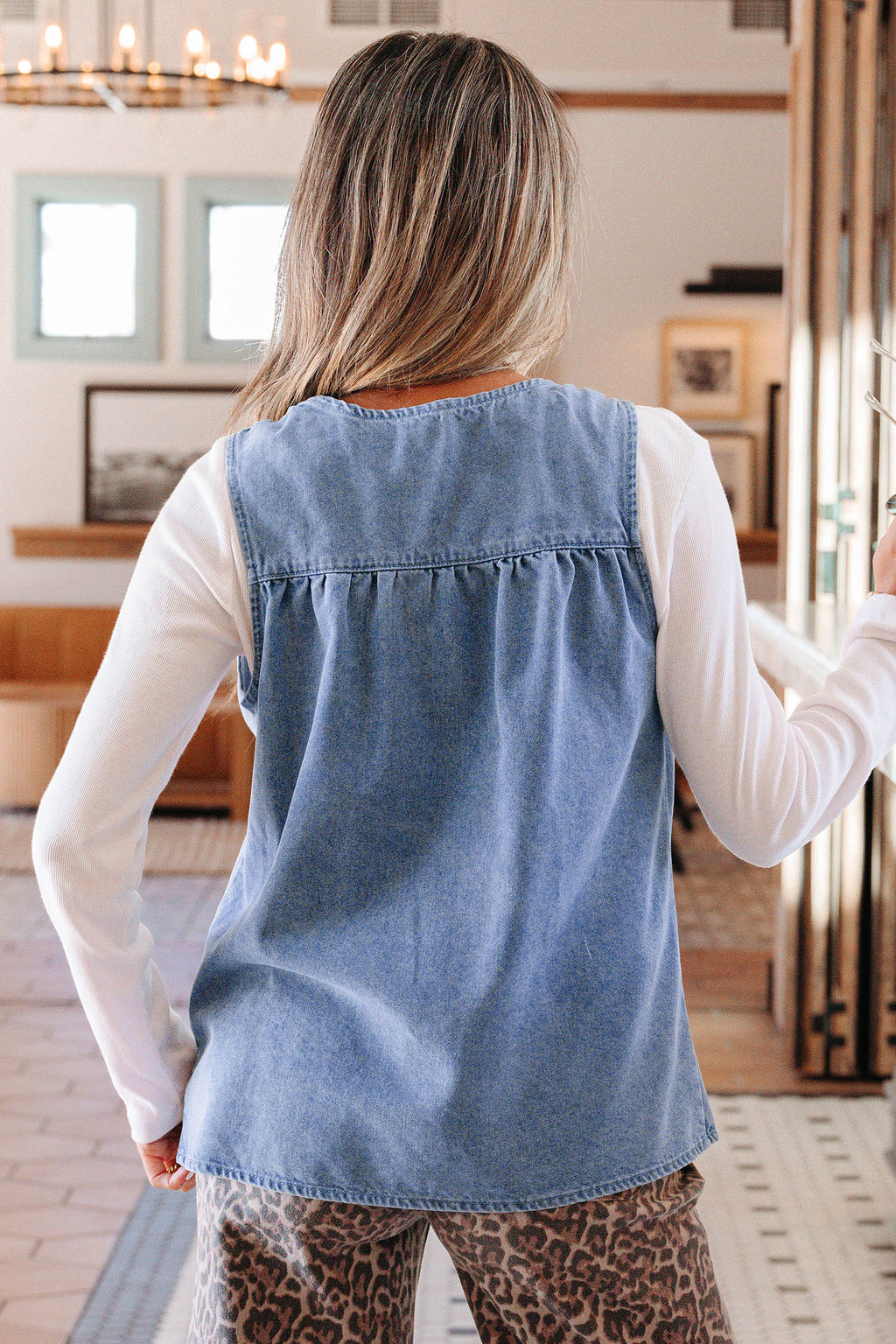 Denim Darling Top