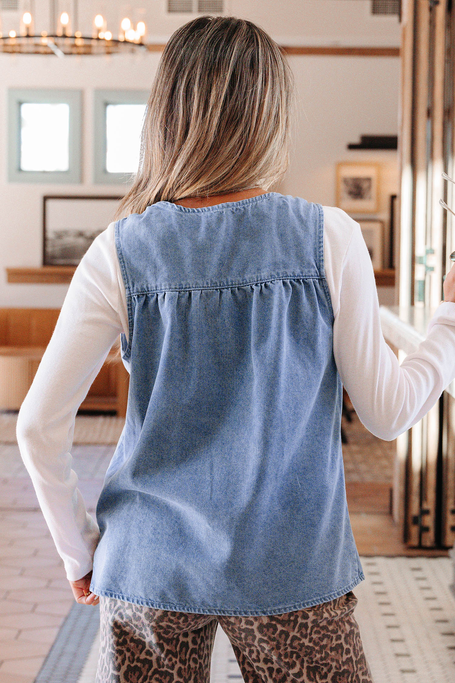 Denim Darling Top