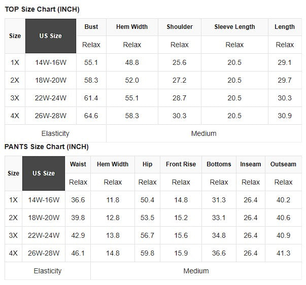 Cold Front Set- plus size