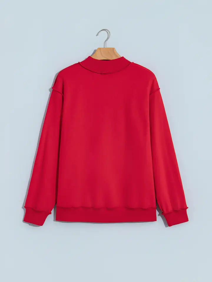 Jesus Saves Mock Neck