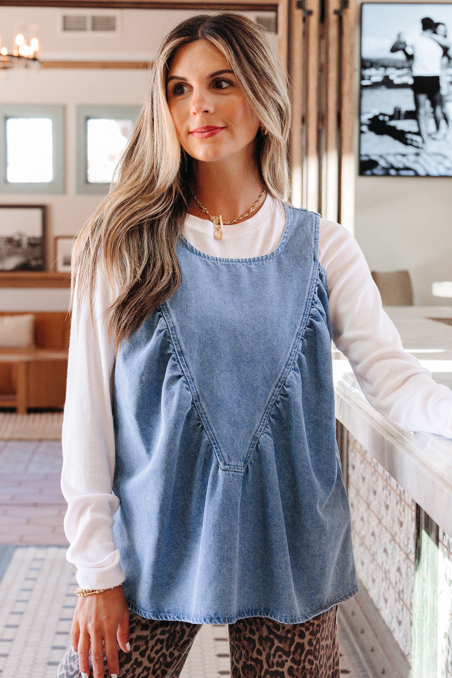 Denim Darling Top