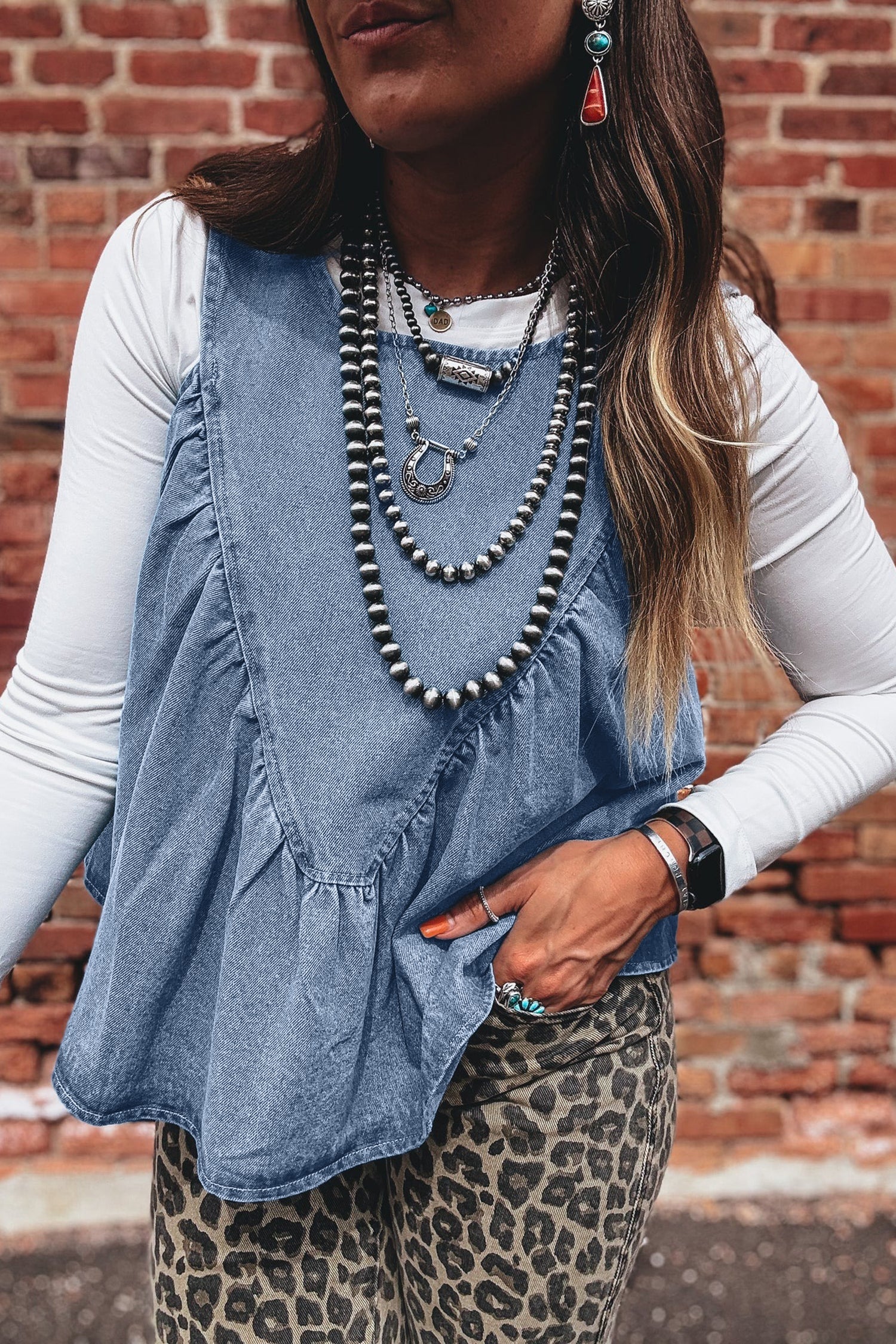 Denim Darling Top