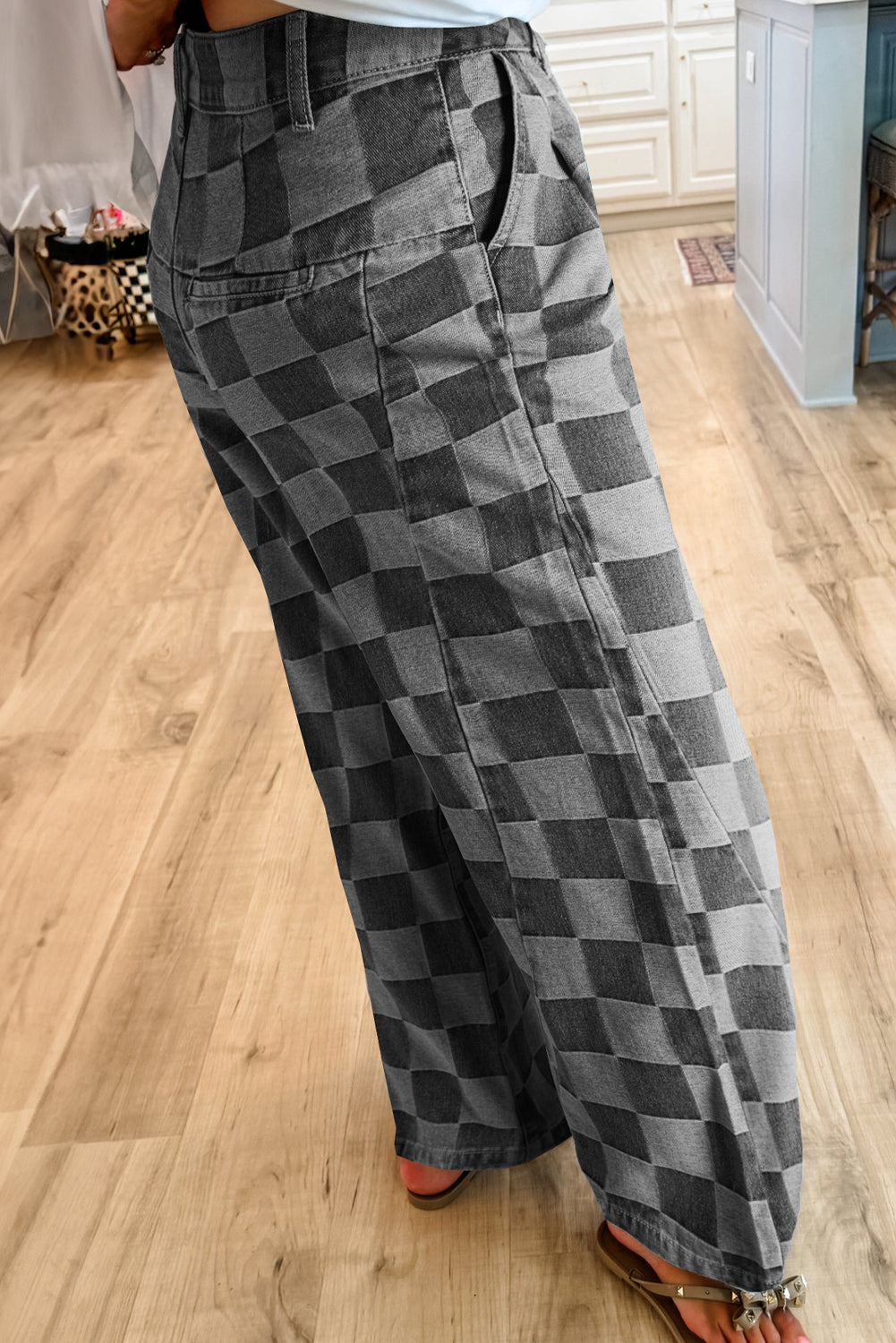 Checkered Nights Jeans