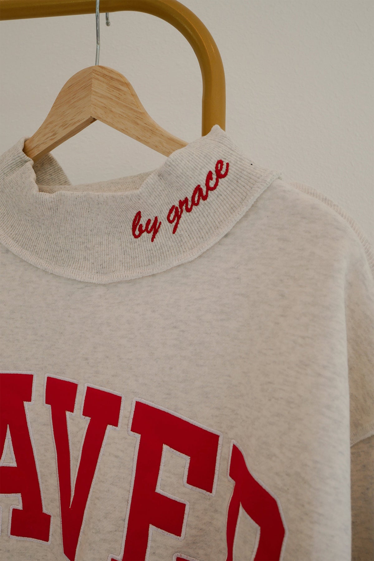 Saved By Grace Mock Neck