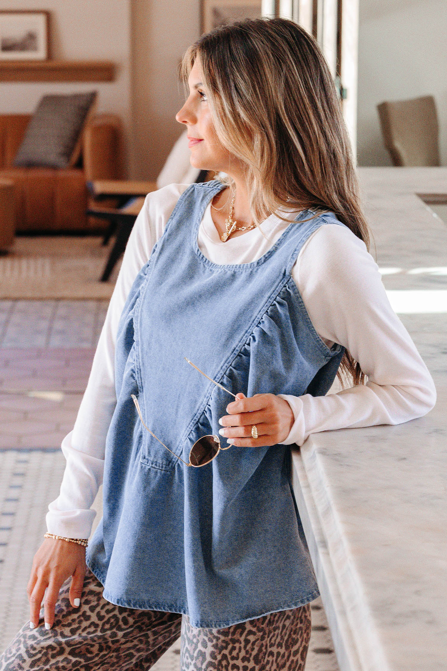 Denim Darling Top