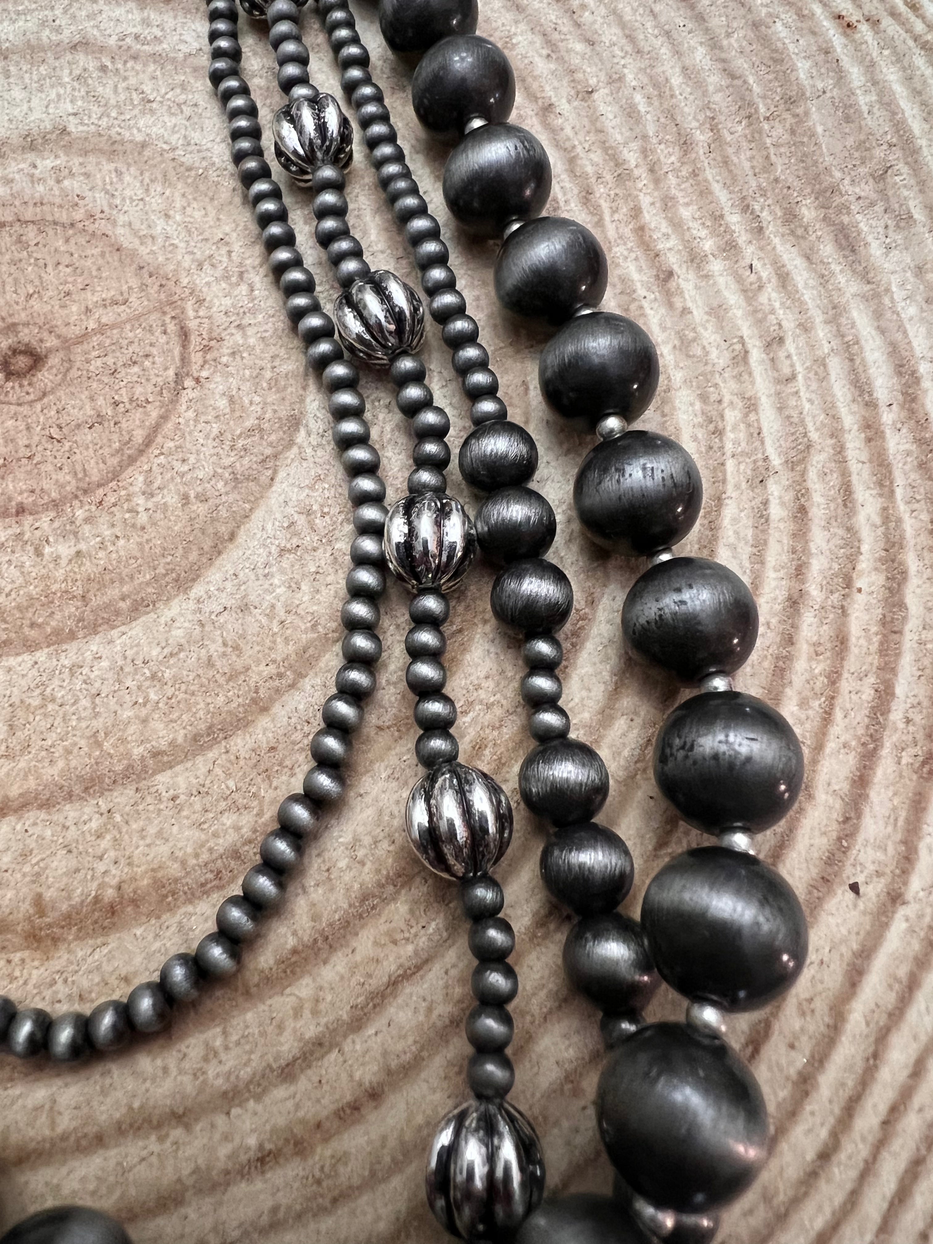 Silver Saddle Necklace