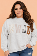WWJD Mock Neck- plus size