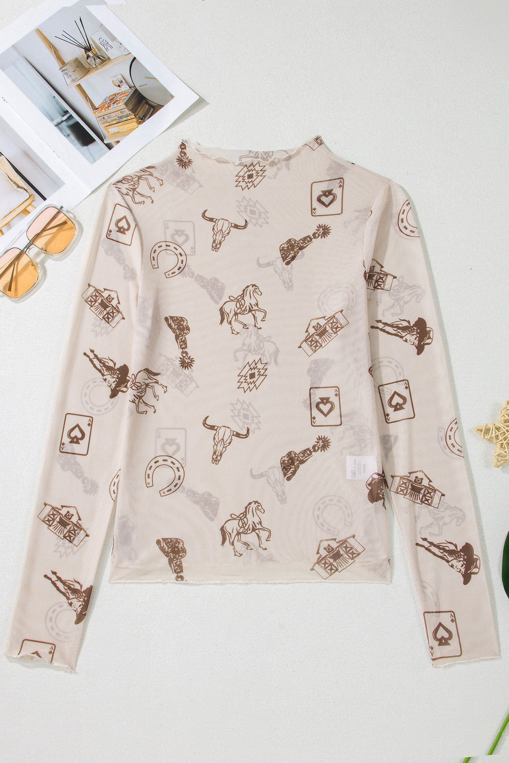 Wild West Mesh Top