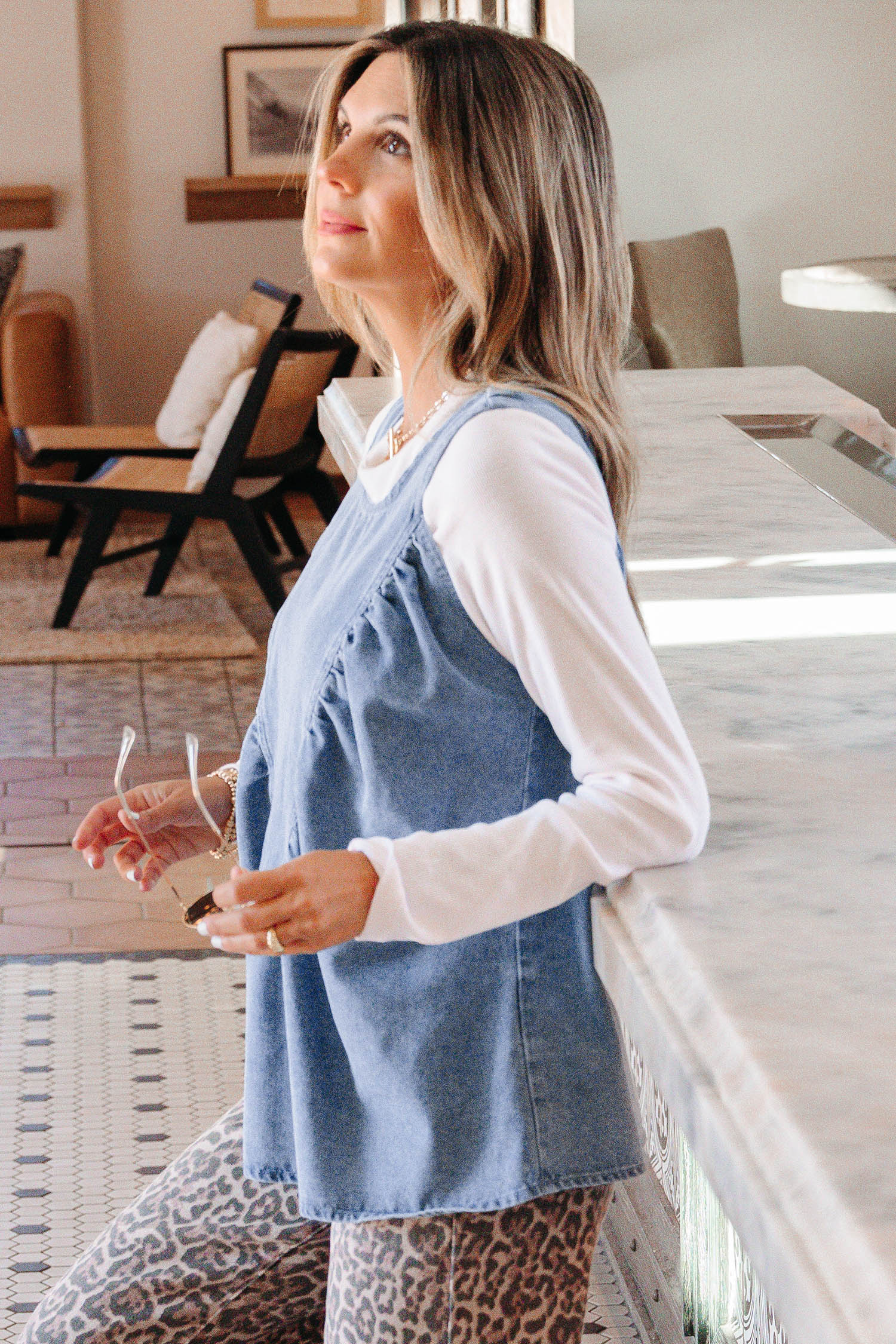 Denim Darling Top