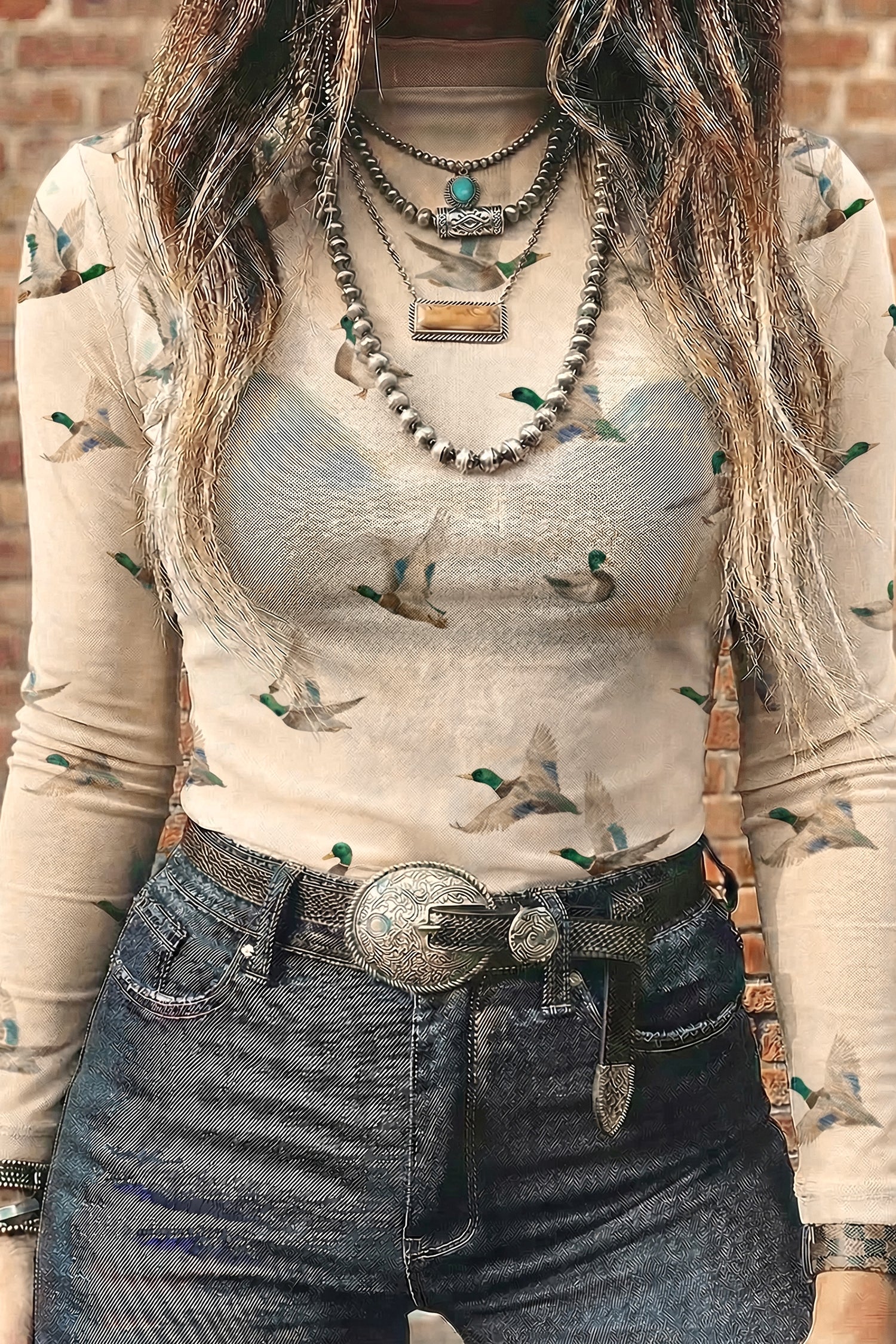 The Mallard Mesh Top