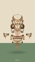 Layered Metallic Festival Jewelry Set