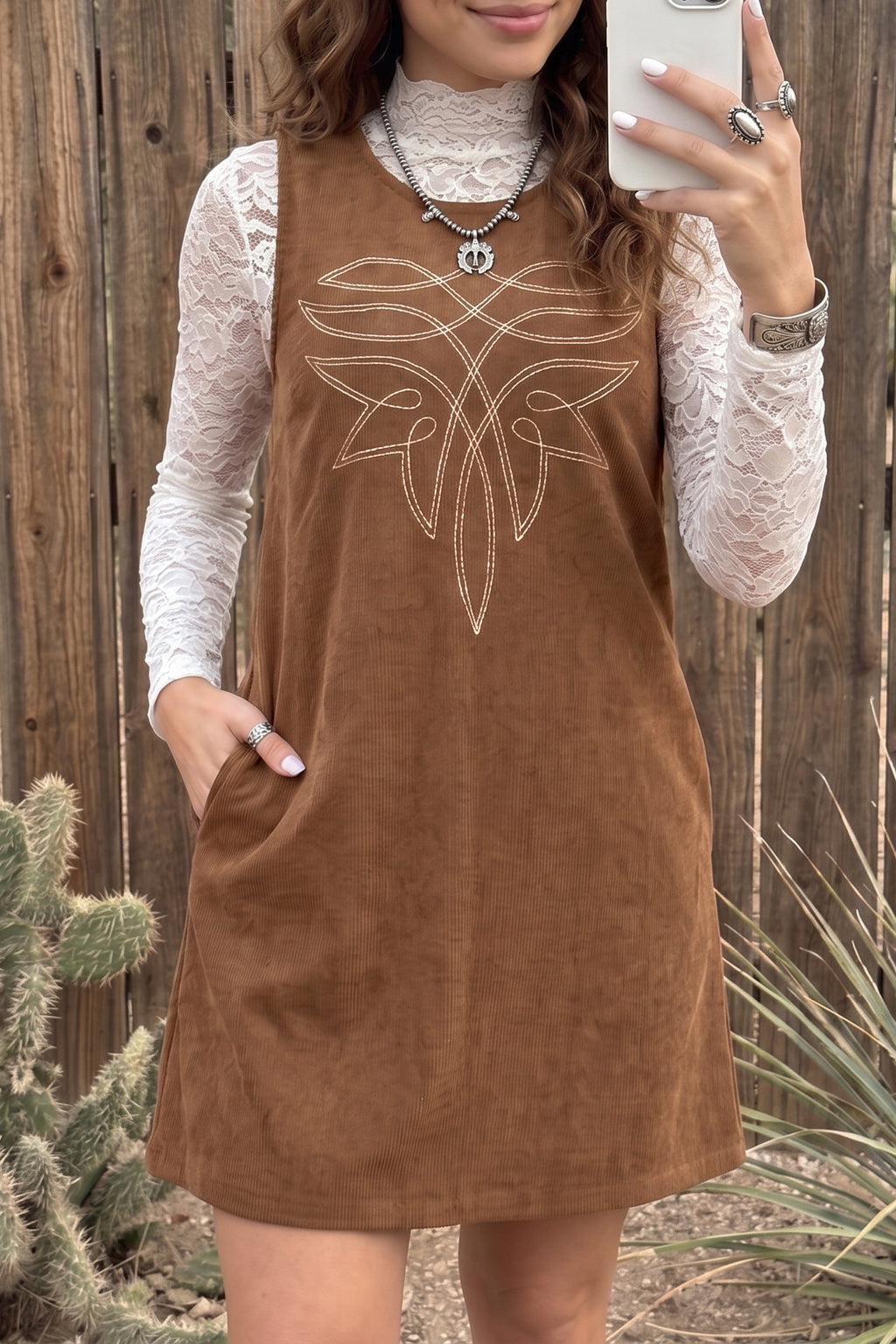The Saddle Stitch Dress