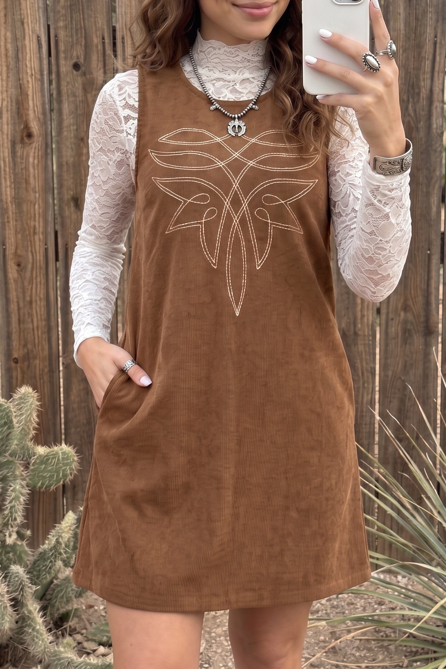 The Saddle Stitch Dress