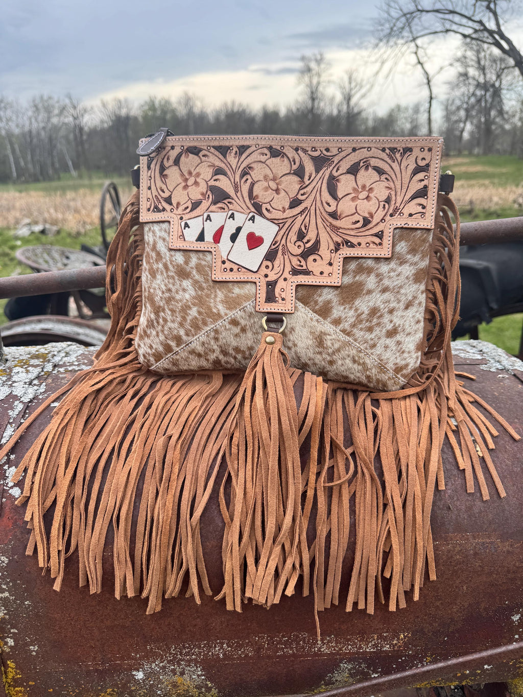 Deal Me In Leather Purse and Wallet