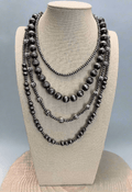 Silver Saddle Necklace