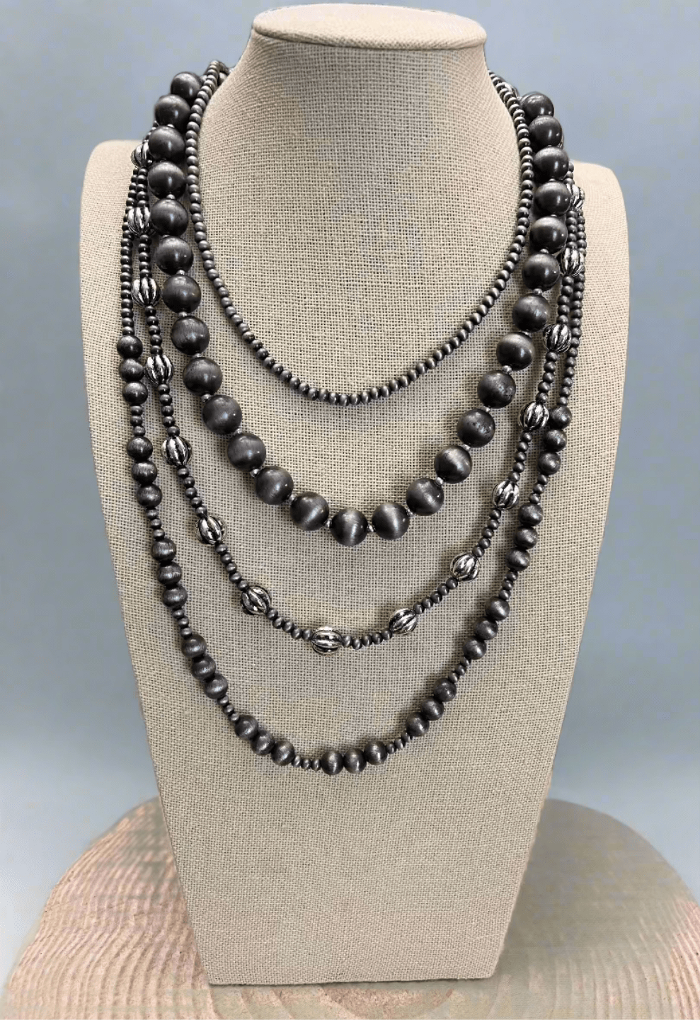 Silver Saddle Necklace