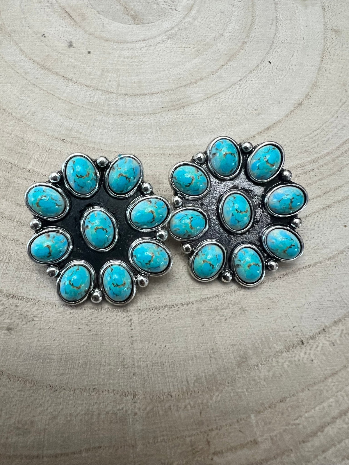 Turquoise Bloom Earrings