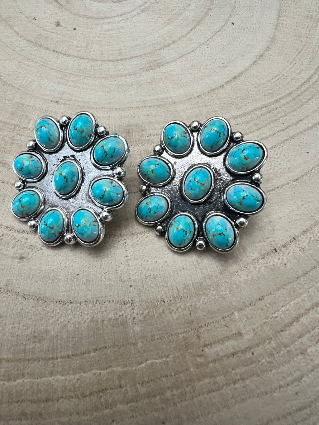 Turquoise Bloom Earrings